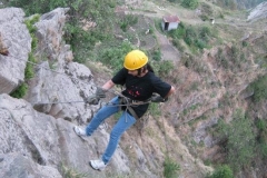 rappelling