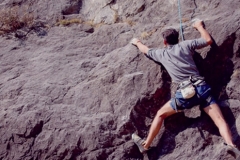 rock climbing